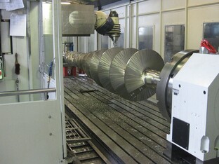 Ein Extruder, welcher gerade hergestellt wird.